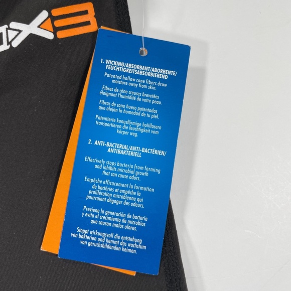 NWT - Beachbody P90X3 Women’s EMMA Knee Capri Workout Shorts Black - Size Medium - Picture 7 of 12